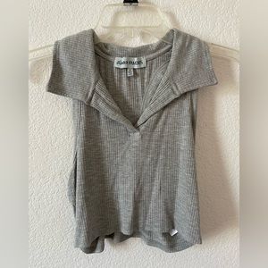 Grey Skirt and Top Set